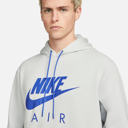 Nike Air Fleece Hoodie – Grau/Blau - Footkorner
