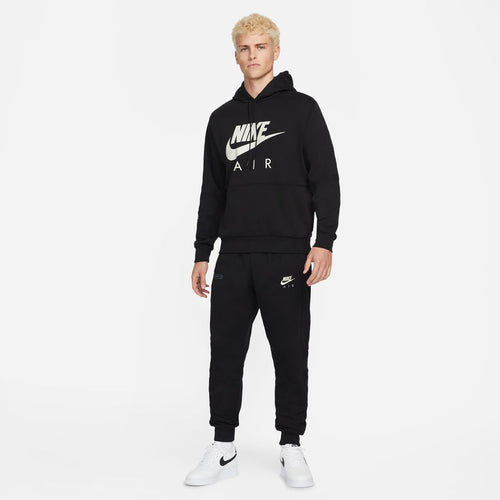Nike Air Fleece Hoodie – Schwarz/Weiß - Footkorner