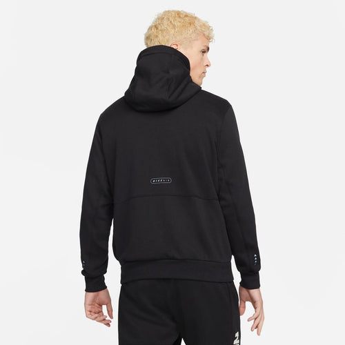 Nike Air Fleece Hoodie – Schwarz/Weiß - Footkorner