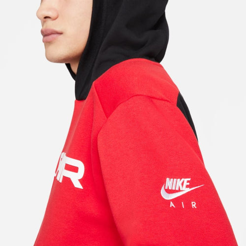 Sudadera Nike Air Fleece - Rojo/Negro - Footkorner