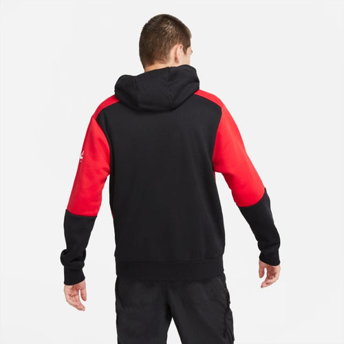 Sudadera Nike Air Fleece - Rojo/Negro - Footkorner