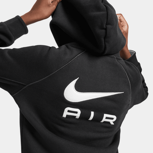 Sweat à Capuche Nike Air Junior - Noir/Blanc - Footkorner
