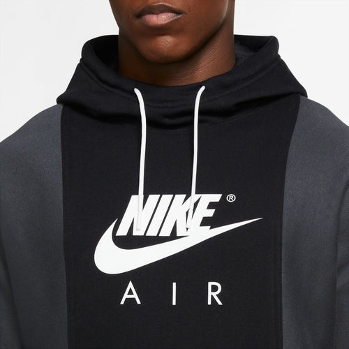 Sweat à capuche Nike Air - Noir/Gris/Blanc - Footkorner