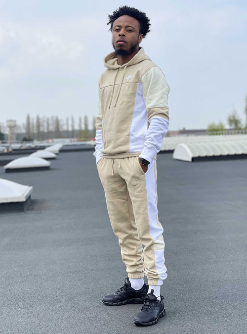 Capucha de sudor Nike Sportswear - Beige/Blanco - Footkorner
