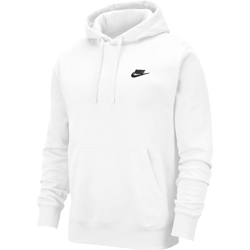 Sweat capuche Nike Sportswear Club fleece - Blanc