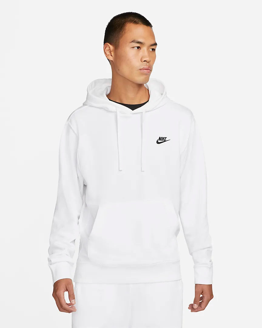 Sweat à capuche Nike Sportswear Club - Blanc/Noir