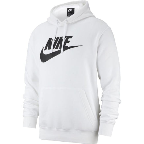 Sweat capuche Nike Sportswear Club - Blanc/Noir - Footkorner
