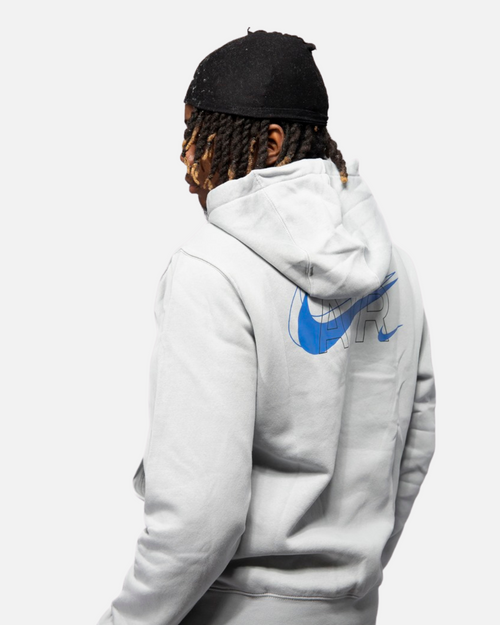 Nike Sportswear Club Hoodie - Grey/Blue - Footkorner