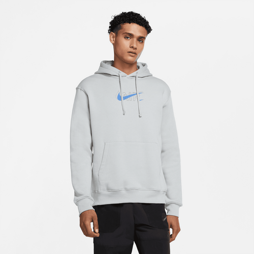 Nike Sportswear Club Hoodie - Grey/Blue - Footkorner