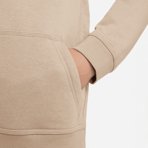 Felpa con cappuccio Nike Sportswear Club Junior - beige/bianca - Footkorner
