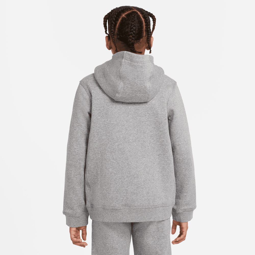 FootkornerSweat Capuche Nike Sportswear Club Junior - Gris/Blanc