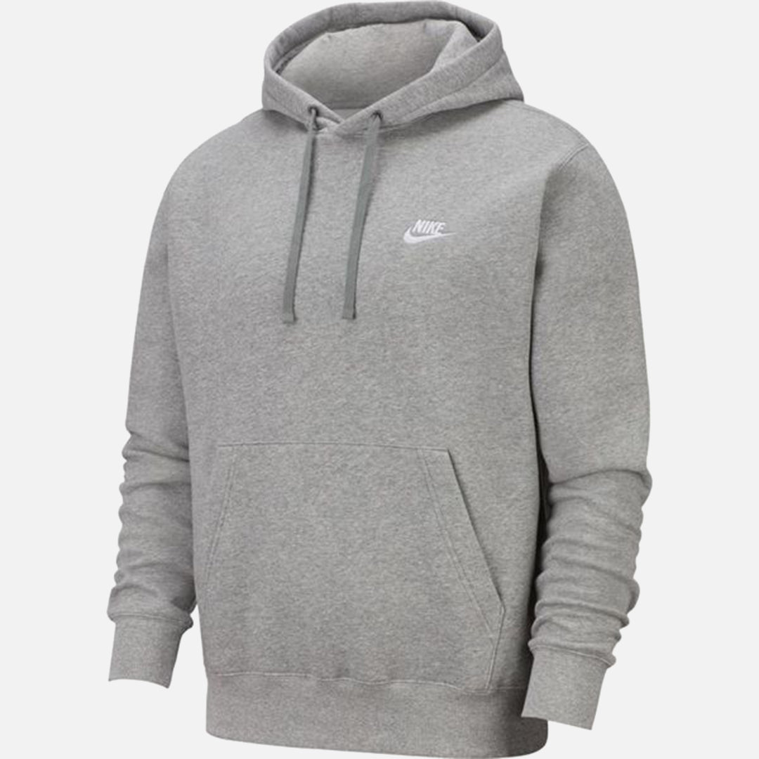 Nike Sportswear Club Fleece-Kapuzenpullover – Grau