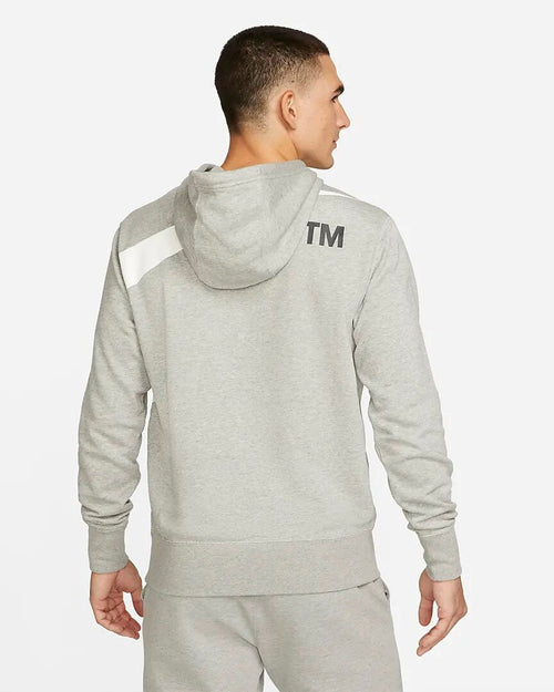 Sweat Capuche Nike Swoosh - Grau - Footkorner