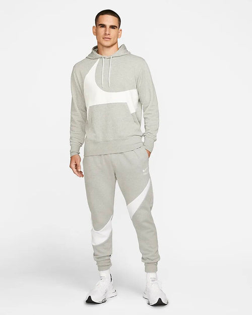 Sweat Capuche Nike Swoosh - Grau - Footkorner