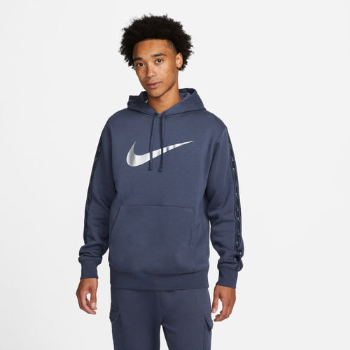 Sudadera Nike Sportswear Repeat - Azul/Gris - Footkorner
