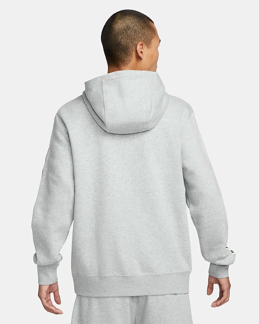 Nike Sportswear Repeat Hoodie - Grey/White/Black