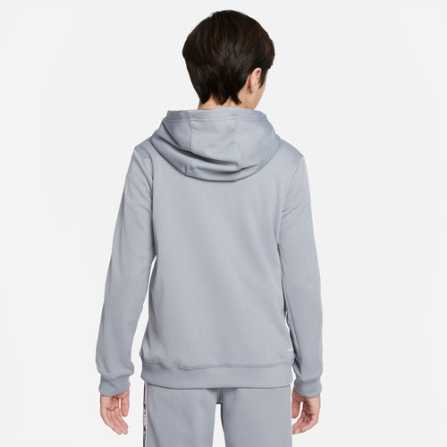 Nike Sportswear Repeat Junior Hoodie - Grey/White/Black - Footkorner