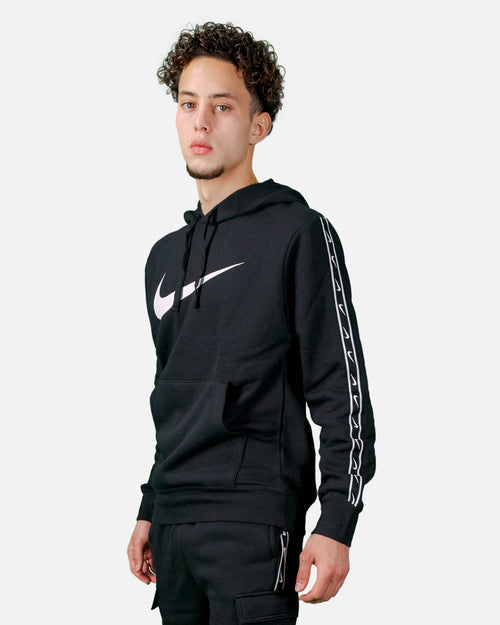 Sweat à capuche Nike Sportswear Repeat - Noir/Blanc - Footkorner