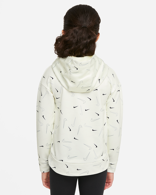 Felpa con cappuccio Nike Sportswear Swooshfetti Kids Girls - Giallo - Footkorner