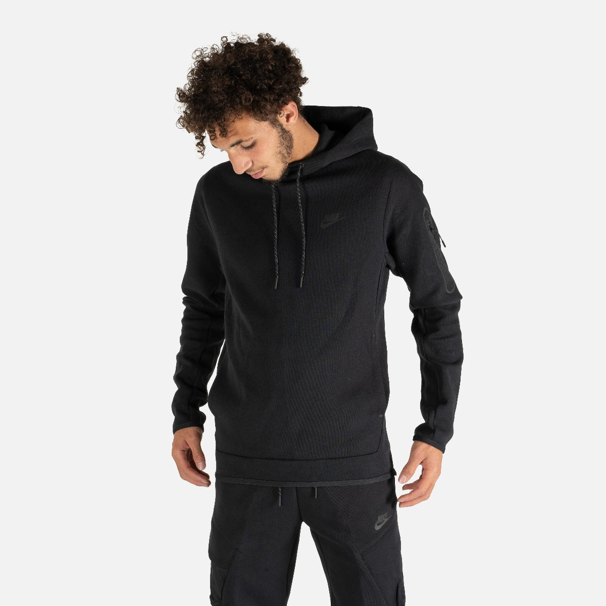 Sweat à capuche Nike Sportswear Tech Fleece - Noir