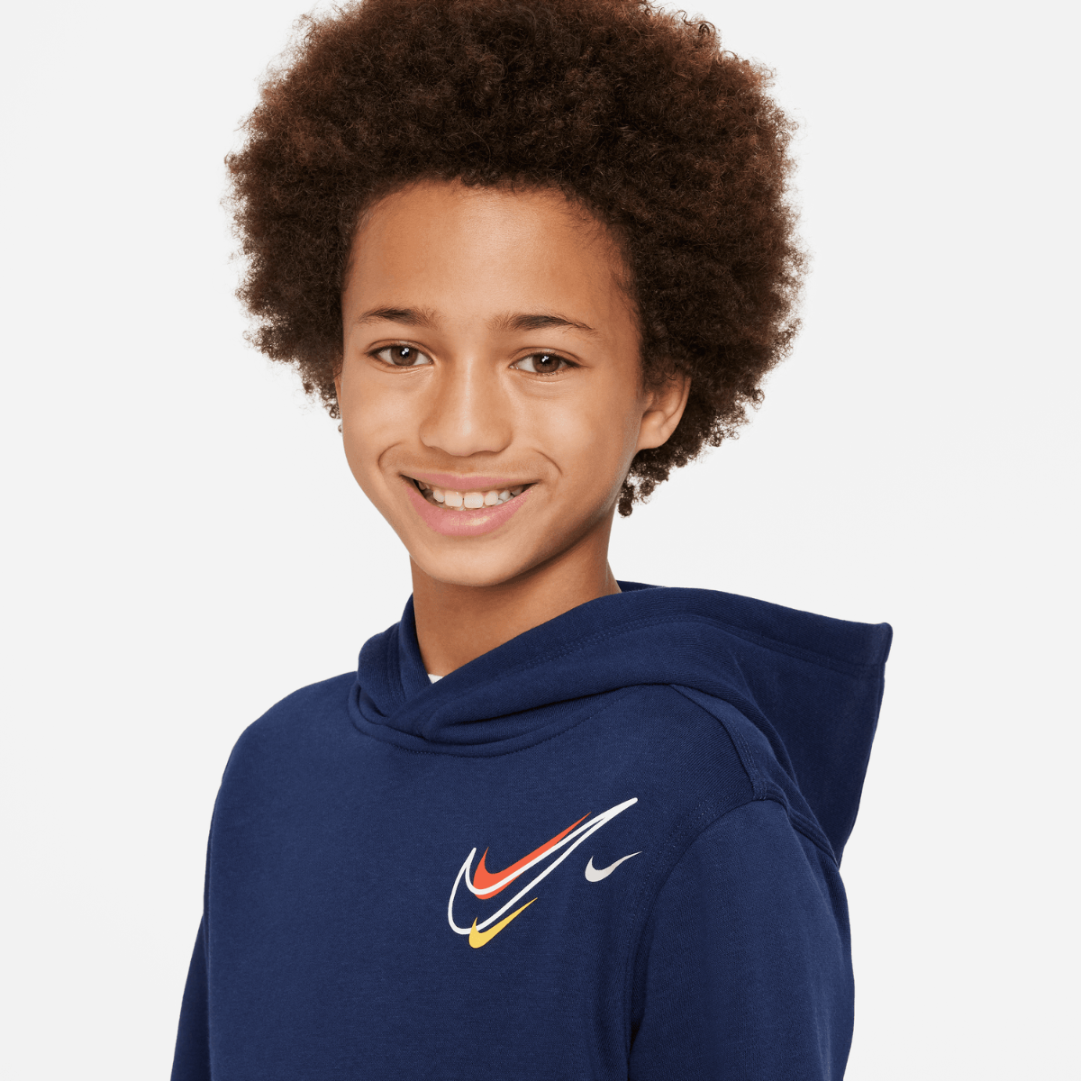 FootkornerNike Tech Fleece Junior Hoodie - Navy