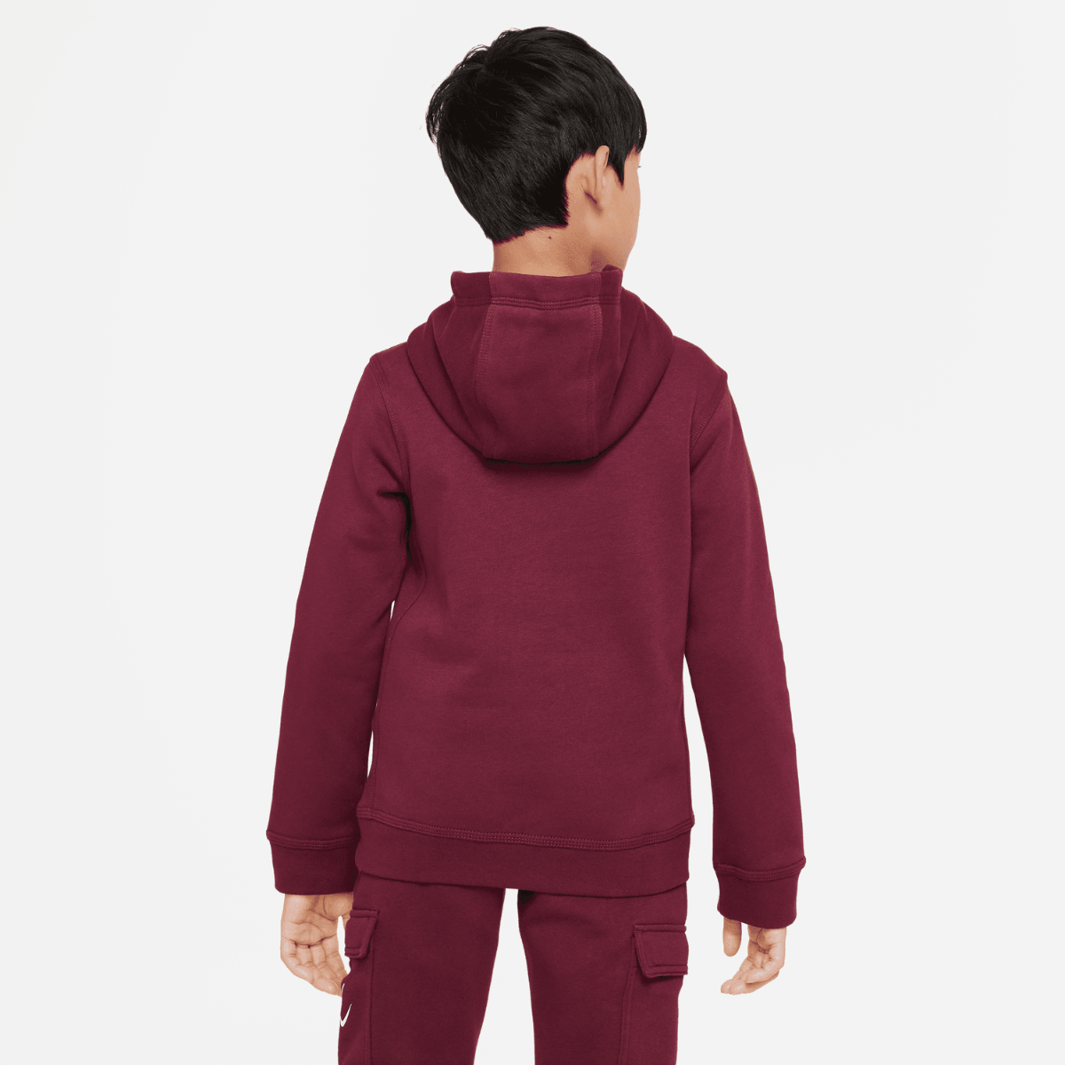 Nike Tech Fleece Junior Hoodie Burgundy Footkorner