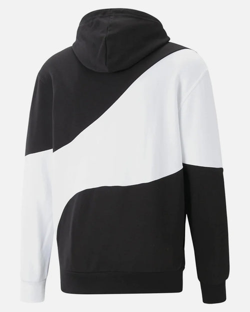 Puma Power Hoodie – Schwarz/Weiß - Footkorner