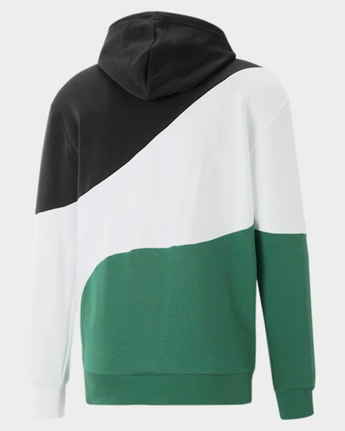 Sweat à capuche Puma Power - Noir/Blanc/Vert - Footkorner