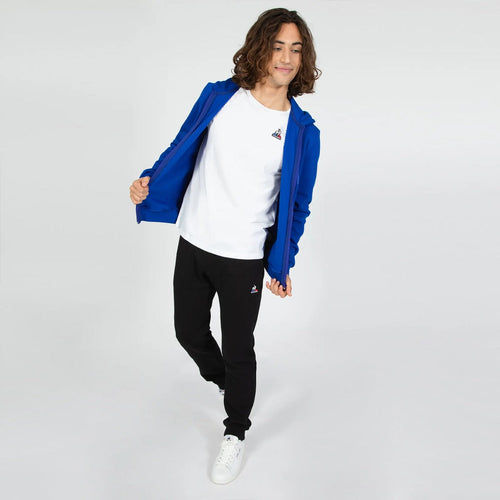 Le Coq Sportif Essentials Zip Hoodie - Blue  - Footkorner