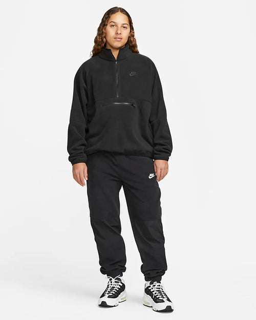 Nike Club Fleece+ Half-Zip Sweatshirt - Black - Footkorner