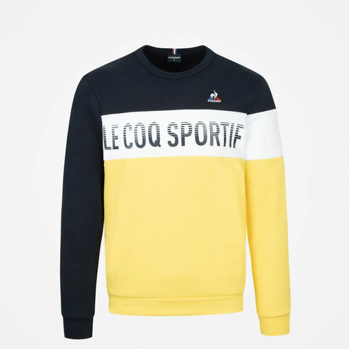 Le Coq Sportif Season 2 Sweatshirt - Yellow/White/Blue  - Footkorner