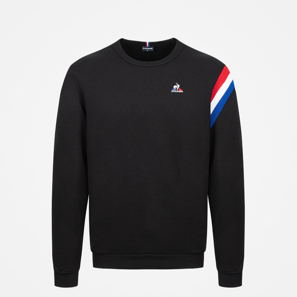 Le Coq Sportif Tricolor Sweatshirt - Black 