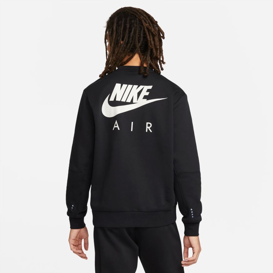 FootkornerSweat Nike Air brossé - Noir/Blanc