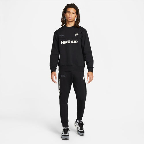Sweat Nike Air brossé - Noir/Blanc - Footkorner