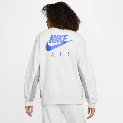Sudadera Nike Air Brushed - Blanco/Azul/Gris - Footkorner