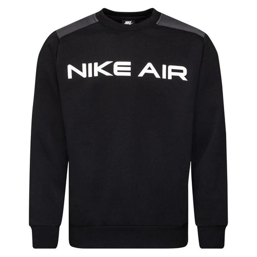 Sweat Nike Air Fleece - Noir/Blanc - Footkorner