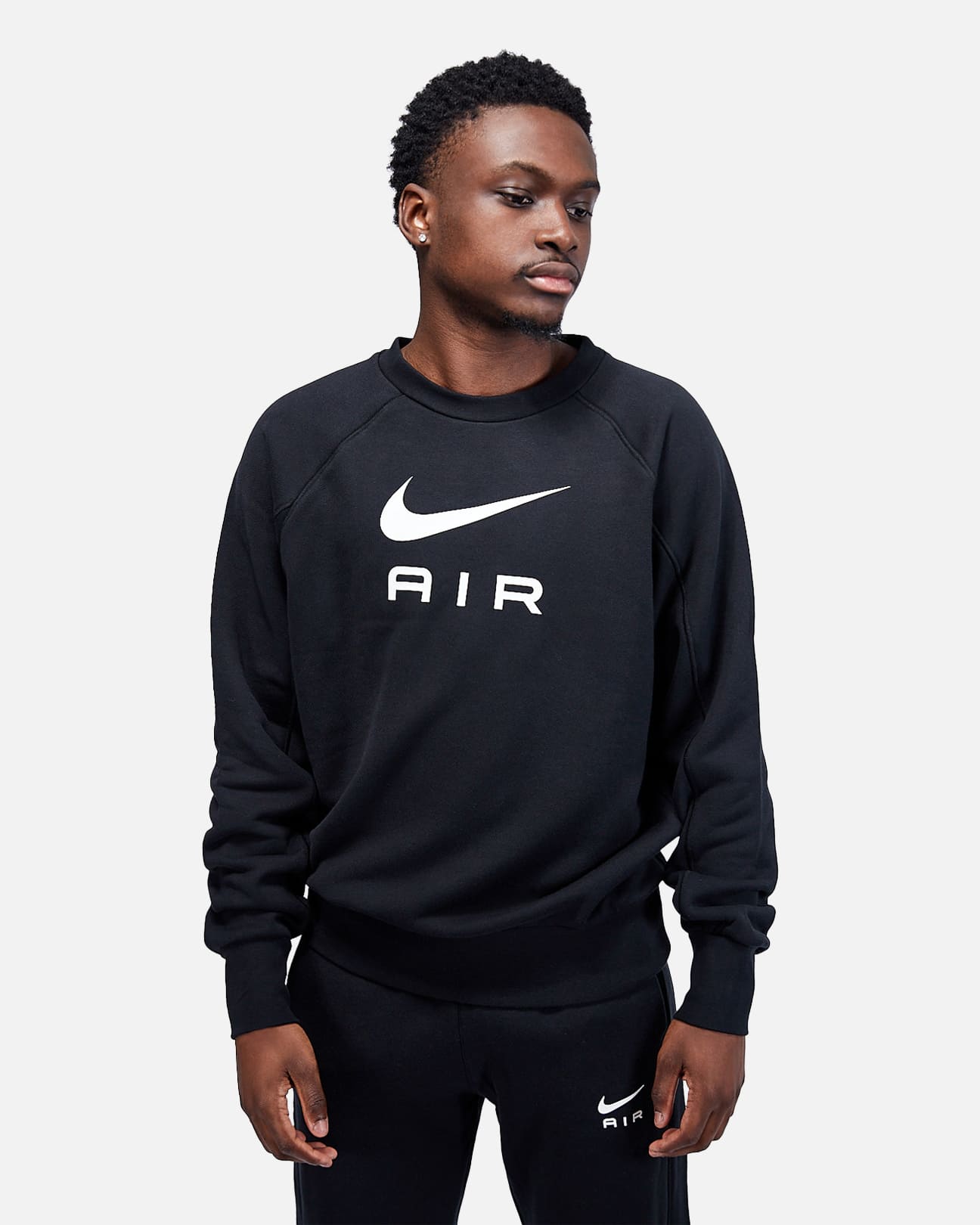 Nike Air-Sweatshirt - Schwarz/Weiß