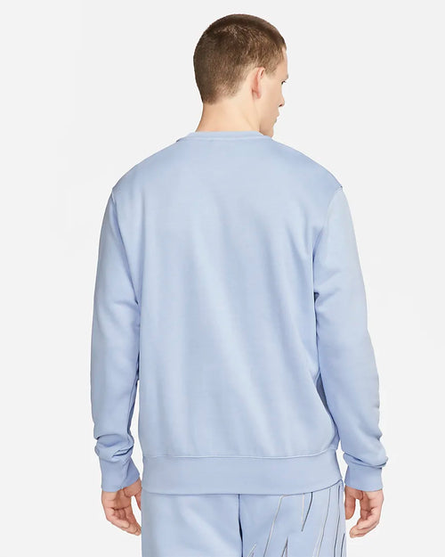 Nike Club Fleece+ Sweatshirt - Blau/Noir/Weiß - Footkorner