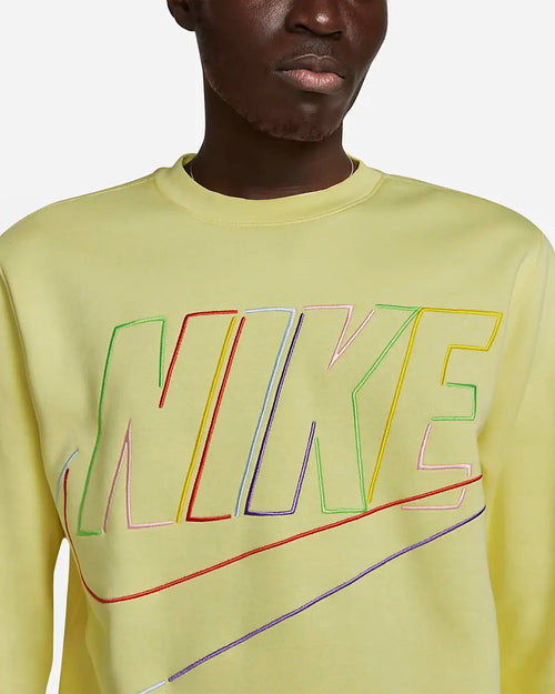 Nike Club Fleece+ Sweatshirt - Yellow - Footkorner
