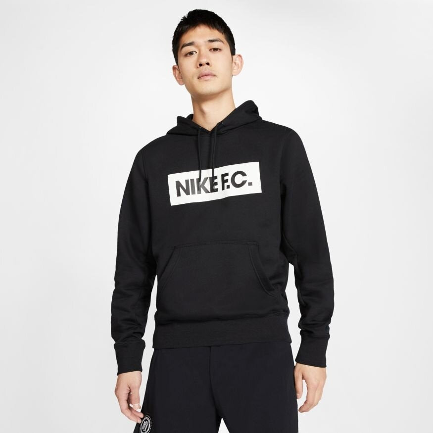 FootkornerNike FC Essential Kapuzenpullover – Schwarz
