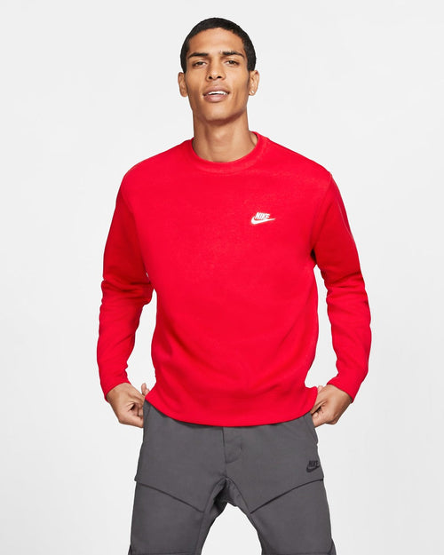 Nike Fleece Sweatshirt - Red - Footkorner