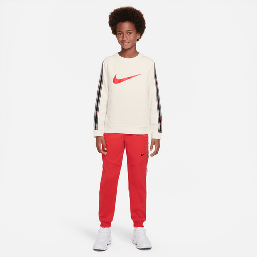 Sweat Nike Repeat Junior - Beige/Noir/Rouge - Footkorner