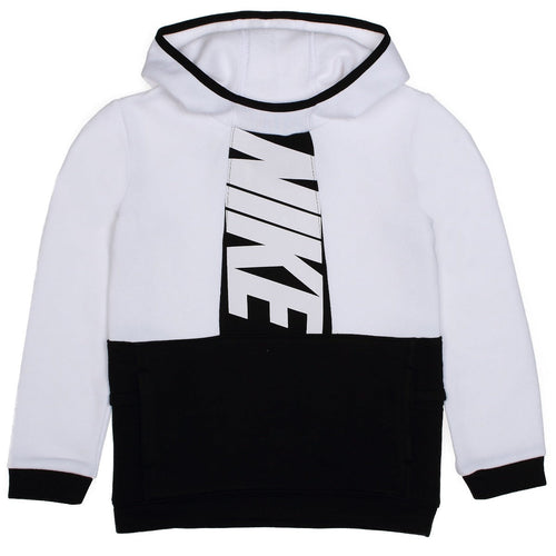 Sweat Nike Sportswear Ampliffy Enfant - Blanc/Noir - Footkorner