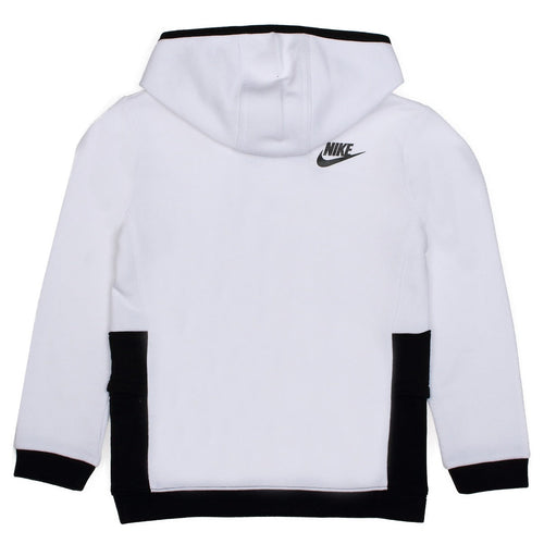 Sweat Nike Sportswear Ampliffy Enfant - Blanc/Noir - Footkorner