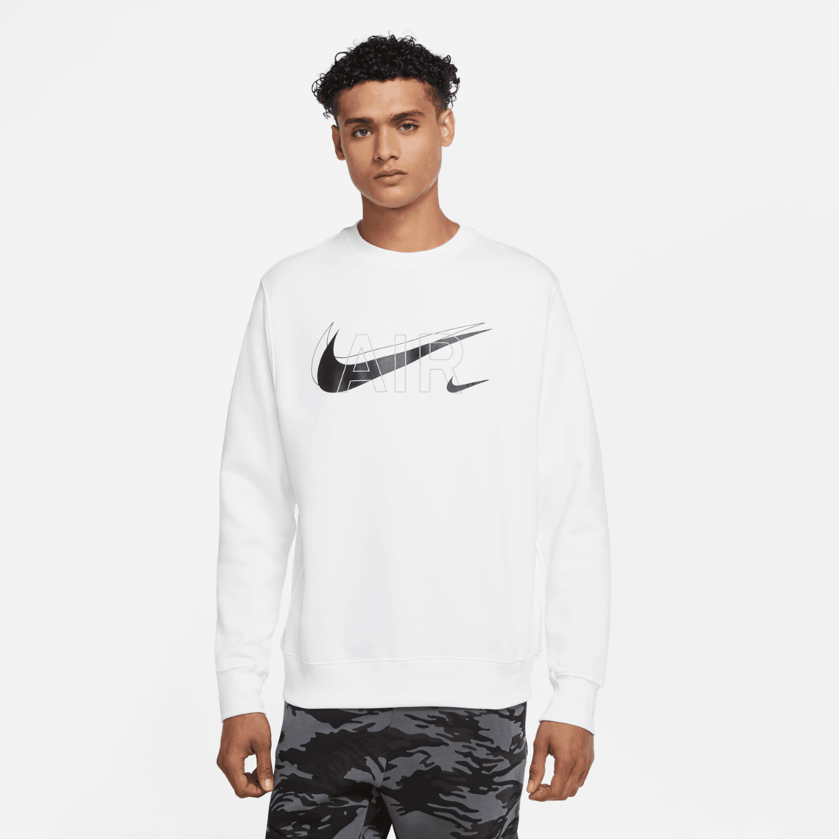 Nike Sportswear Club Sweatshirt - White/Black