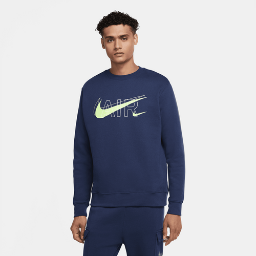 Sudadera Nike Sportswear Club - Azul/Verde - Footkorner