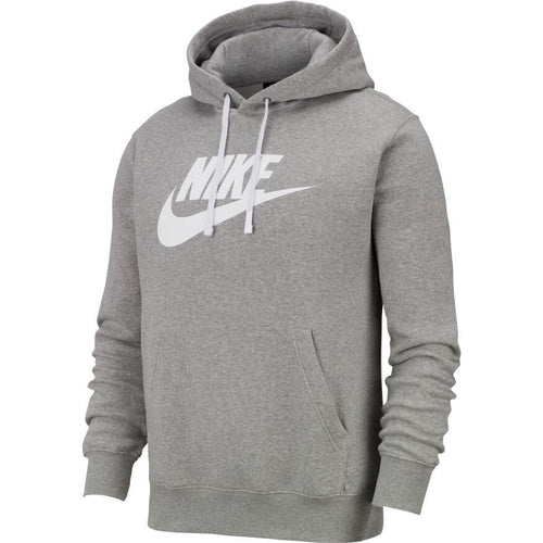 Felpa con cappuccio Nike Sportswear Club - grigia/bianca - Footkorner