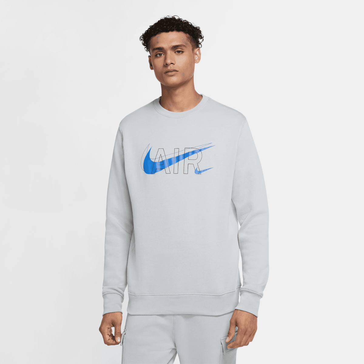 Felpa Nike Sportswear Club - Grigio/Blu