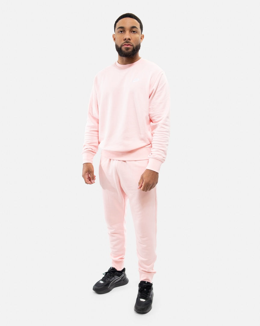 FootkornerSweat Nike Sportswear Club - Rose/Blanc
