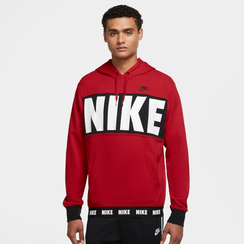 Sudadera Nike Sportswear Essentials - Negro/Rojo/Blanco - Footkorner
